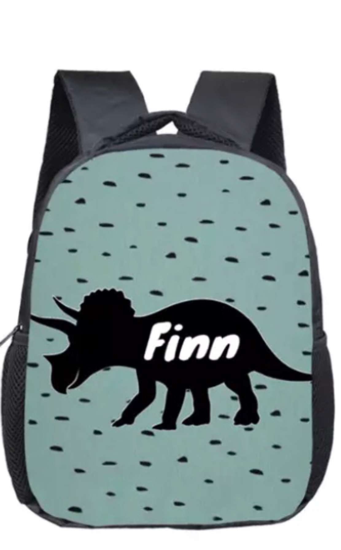 homoseksueel Ik wil niet God Peuter backpack dino green met naam - RUGZAK MET NAAM - Made for Baby