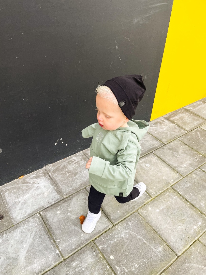 Formuleren vergeven verbannen Babykleding - Lenn lion hoodie groen basic - hoodies - Made for Baby